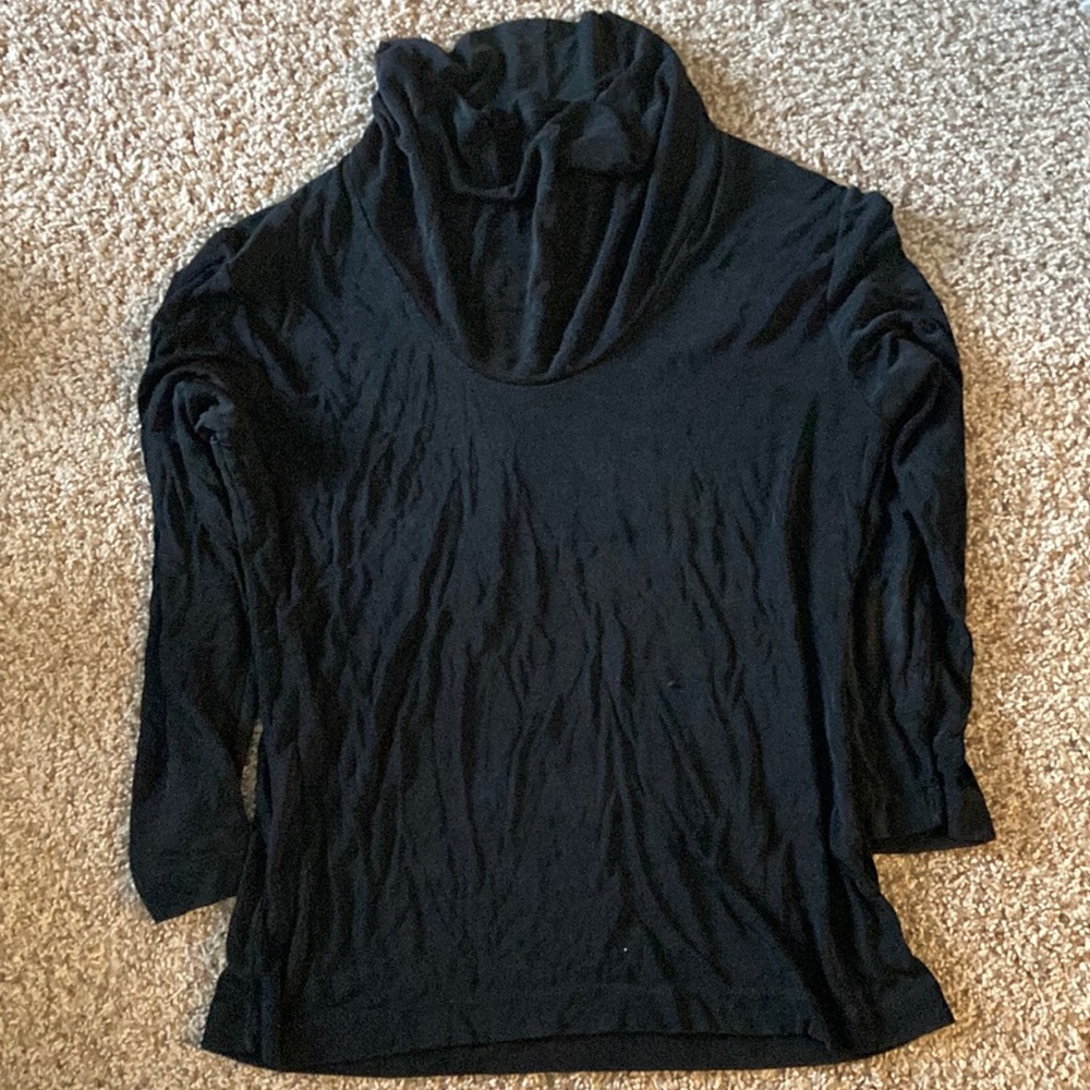 Slinky black Chicos turtleneck